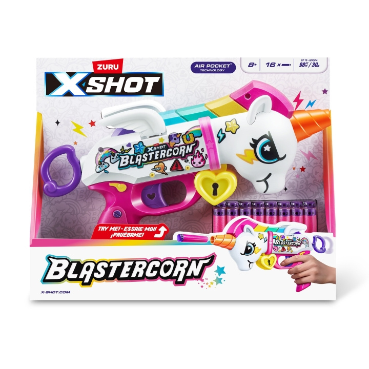 X-Shot Blastercorn eenhoorn hartenbreker - (36729) in de groep SPEELGOED, KINDER- & BABYPRODUCTEN / Speelgoed / Actie spel bij TP E-commerce Nordic AB (C86645)