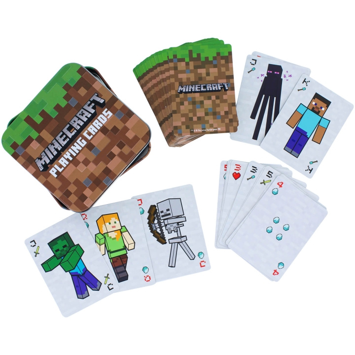 Paladone Minecraft Speelkaarten (PP6587MCF) in de groep SPEELGOED, KINDER- & BABYPRODUCTEN / Speelgoed / Bordspellen / Familiespellen bij TP E-commerce Nordic AB (C86666)