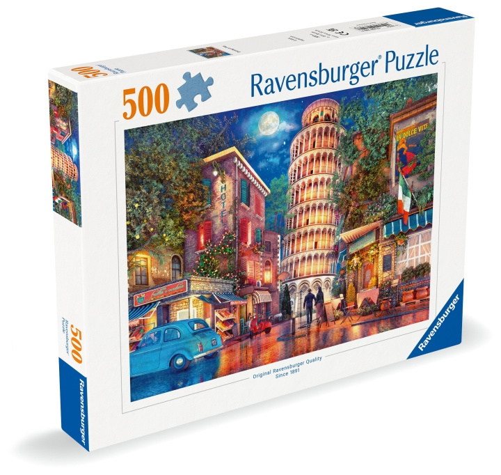 Ravensburger Puzzel Straten van Pisa 500p (12000709) in de groep SPEELGOED, KINDER- & BABYPRODUCTEN / Speelgoed / Puzzels bij TP E-commerce Nordic AB (C86695)