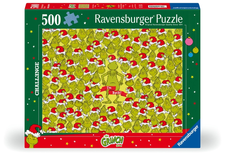 Ravensburger Puzzel Grinch 500p (12001224) in de groep SPEELGOED, KINDER- & BABYPRODUCTEN / Speelgoed / Puzzels bij TP E-commerce Nordic AB (C86701)