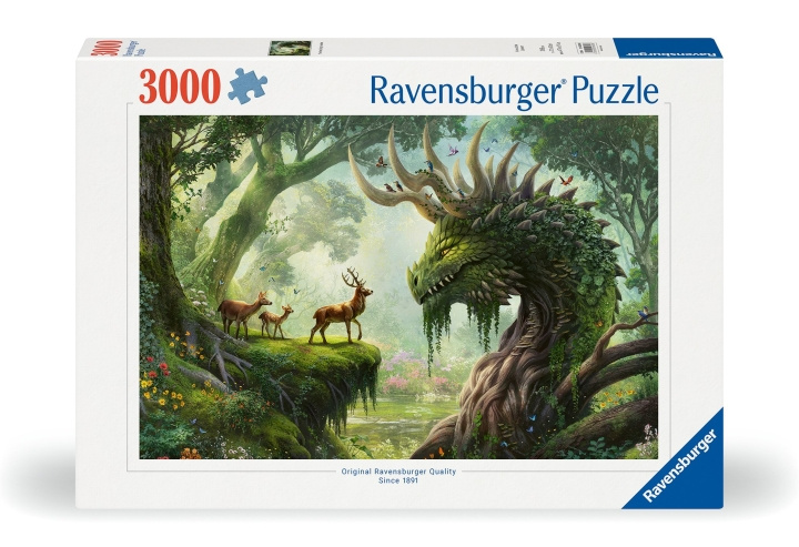 Ravensburger Puzzel De bosdraak ontwaakt 3000p (12000808) in de groep SPEELGOED, KINDER- & BABYPRODUCTEN / Speelgoed / Puzzels bij TP E-commerce Nordic AB (C86703)