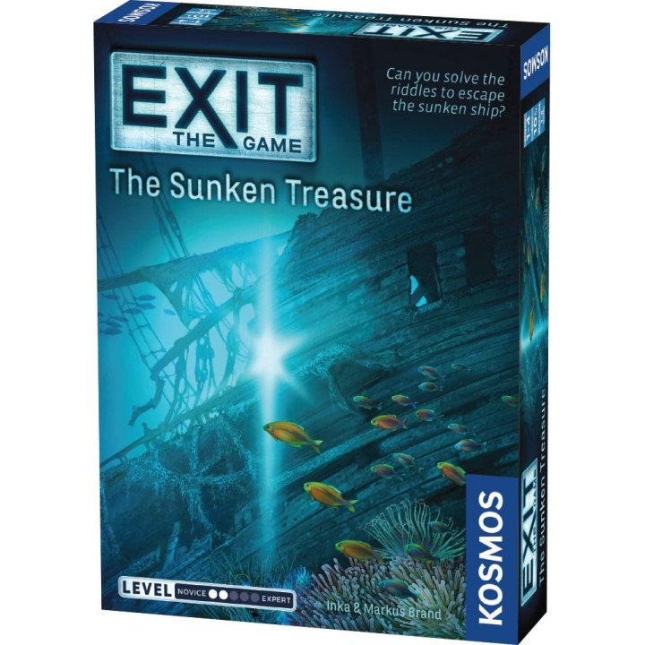 Exit: Escape Room : The Sunken Treasure (EN) (KOS1359) in de groep SPEELGOED, KINDER- & BABYPRODUCTEN / Speelgoed / Bordspellen / Familiespellen bij TP E-commerce Nordic AB (C86705)