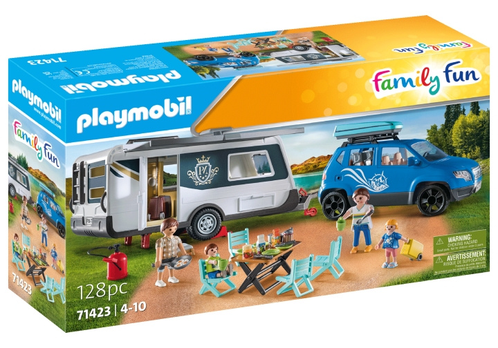 Playmobil Caravan met auto (71423) in de groep SPEELGOED, KINDER- & BABYPRODUCTEN / Speelgoed / Speelgoed bij TP E-commerce Nordic AB (C86715)