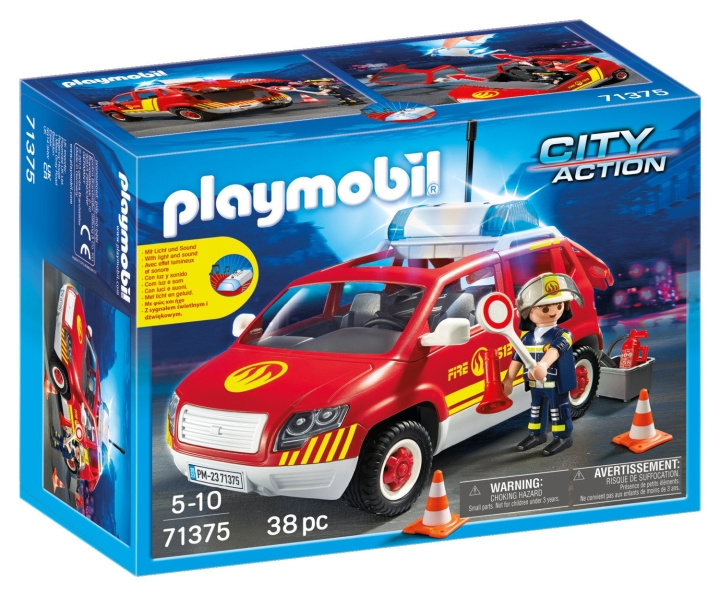 Playmobil Brandweerauto met licht en geluid (71375) in de groep SPEELGOED, KINDER- & BABYPRODUCTEN / Speelgoed / Speelgoed bij TP E-commerce Nordic AB (C86724)