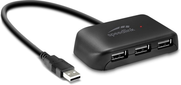 Speedlink Snappy EVO USB-hub, 4 poorten, USB 2.0 in de groep COMPUTERS & RANDAPPARATUUR / Computeraccessoires / USB-hubs bij TP E-commerce Nordic AB (C86730)