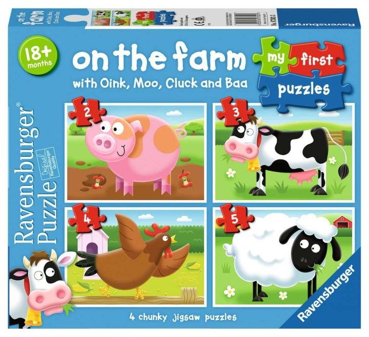 Ravensburger Op de boerderij mijn eerste puzzel 2/3/4/5p in de groep SPEELGOED, KINDER- & BABYPRODUCTEN / Speelgoed / Puzzels bij TP E-commerce Nordic AB (C86743)