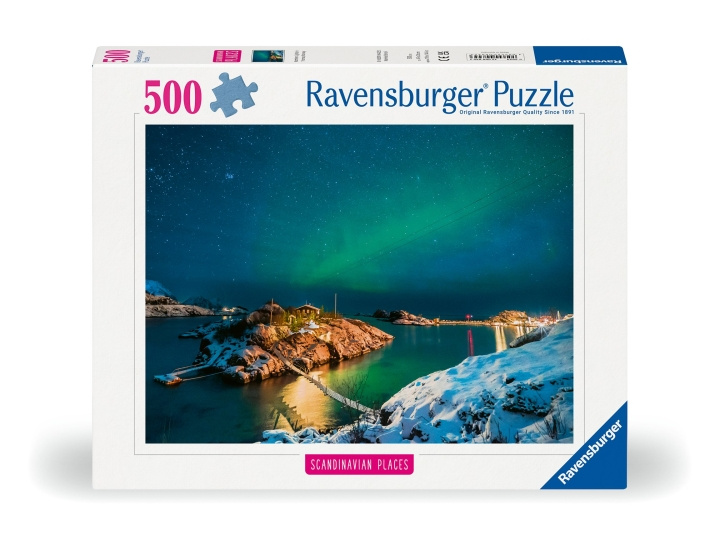 Ravensburger Puzzel Noorderlicht In Bergsfjord 500p (12000845) in de groep SPEELGOED, KINDER- & BABYPRODUCTEN / Speelgoed / Kinderpuzzel bij TP E-commerce Nordic AB (C86746)