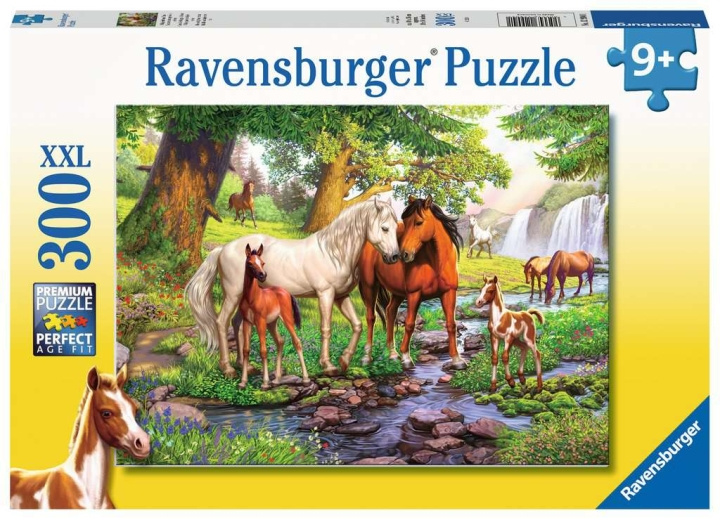 Ravensburger Paarden bij de stroom 300p - 12904 in de groep SPEELGOED, KINDER- & BABYPRODUCTEN / Speelgoed / Puzzels bij TP E-commerce Nordic AB (C86771)