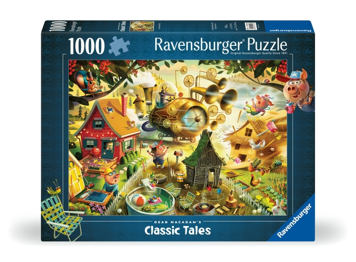 Ravensburger Puzzel Look Out Little Pigs 1000p (12001004) in de groep SPORT, VRIJE TIJD & HOBBY / Hobby / Puzzel bij TP E-commerce Nordic AB (C86781)