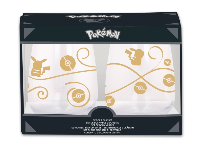 Pokémon Pokémon Stor - Geschenkset van 2 glazen - (1056) in de groep HUISHOUDEN & TUIN / Keukengerei / Wijn- & Drankaccessoires bij TP E-commerce Nordic AB (C86784)