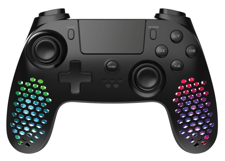 SuBsonic Draadloze Hexalight-controller (PS4/PS3/PC) in de groep HOME ELECTRONICS / Spelconsoles en accessoires / Sony PlayStation 4 bij TP E-commerce Nordic AB (C86791)