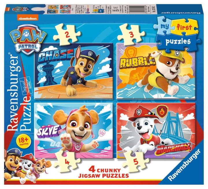 Ravensburger Paw Patrol Mijn Eerste Puzzel 2/3/4/5p in de groep SPEELGOED, KINDER- & BABYPRODUCTEN / Speelgoed / Kinderpuzzel bij TP E-commerce Nordic AB (C86793)