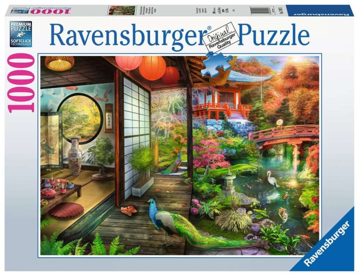 Ravensburger Japanse Tuin Theehuis Kyoto 1000p - (10217497) in de groep SPEELGOED, KINDER- & BABYPRODUCTEN / Speelgoed / Puzzels bij TP E-commerce Nordic AB (C86802)