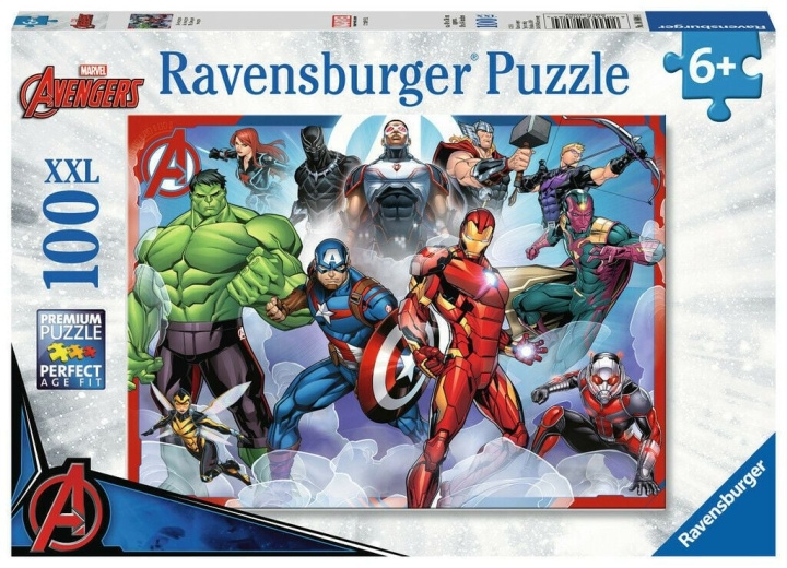 Ravensburger Marvel Avengers Assemble XXL puzzel - 100 stukjes (10110808) in de groep SPEELGOED, KINDER- & BABYPRODUCTEN / Speelgoed / Puzzels bij TP E-commerce Nordic AB (C86807)