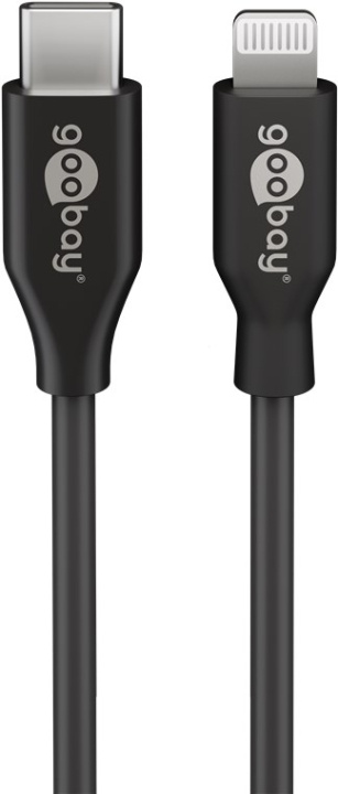 Goobay Lightning till USB-C™ laddnings- och synkroniseringskabel, 0,5 m, svart MFi-kabel för Apple iPhone/iPad in de groep SMARTPHONE & TABLETS / Opladers & Kabels / Kabels / Kabels Lightning bij TP E-commerce Nordic AB (C86832)