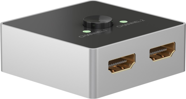 Goobay Manuell HDMI™-omkopplare 2 till 1 (4K @ 60 Hz) för att växla mellan 2x HDMI™-enheter som är anslutna till 1x HDMI™-skärm in de groep COMPUTERS & RANDAPPARATUUR / Computerkabels / Schakelaars bij TP E-commerce Nordic AB (C86861)