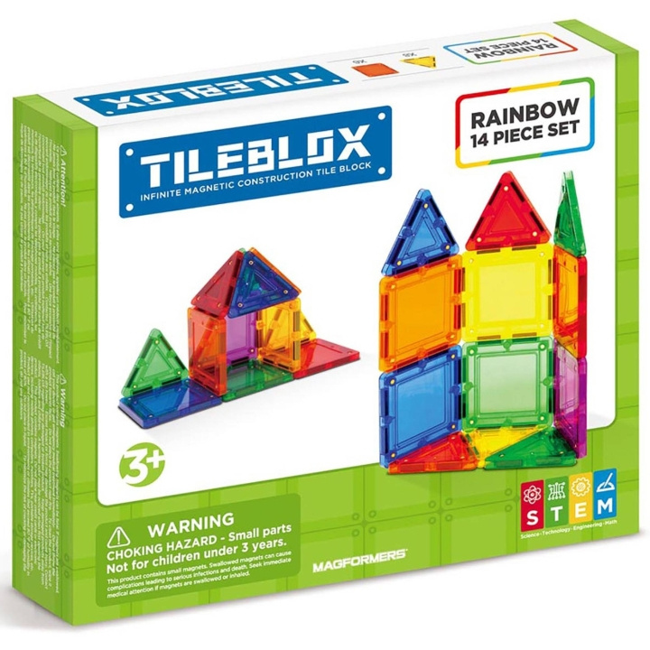 Tileblox Regenboog - 14-delige set (3200) in de groep SPEELGOED, KINDER- & BABYPRODUCTEN / Speelgoed / Bouwspeelgoed / Bouwblokken bij TP E-commerce Nordic AB (C87068)