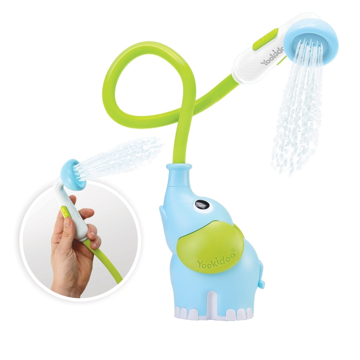 Yookidoo Olifant Babydouche - Blauw (YO40210) in de groep SPEELGOED, KINDER- & BABYPRODUCTEN / Buitenspeelgoed / Badspeelgoed bij TP E-commerce Nordic AB (C87077)