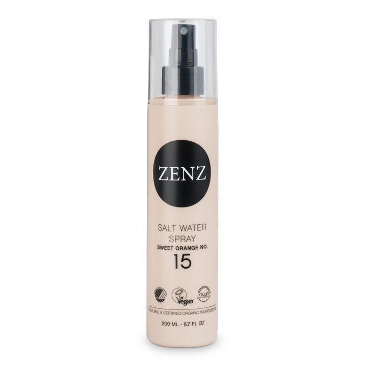 ZENZ Bio Zoutwater Spray Nr. 15 Zoete Sinaasappel - 200 ml in de groep BEAUTY & HEALTH / Haar & Styling / Hair styling / Zoutwaterspray bij TP E-commerce Nordic AB (C87107)