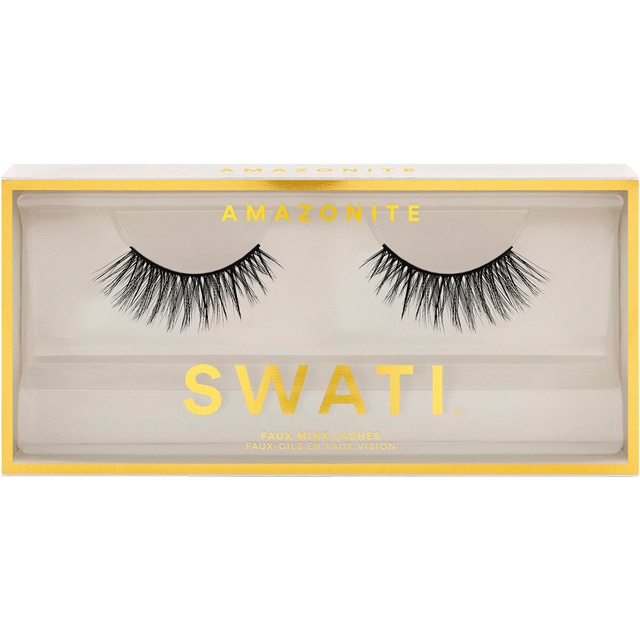 SWATI Faux Mink Lashes Amazonite in de groep BEAUTY & HEALTH / Makeup / Ogen & Wenkbrauwen / Nepwimpers bij TP E-commerce Nordic AB (C87134)