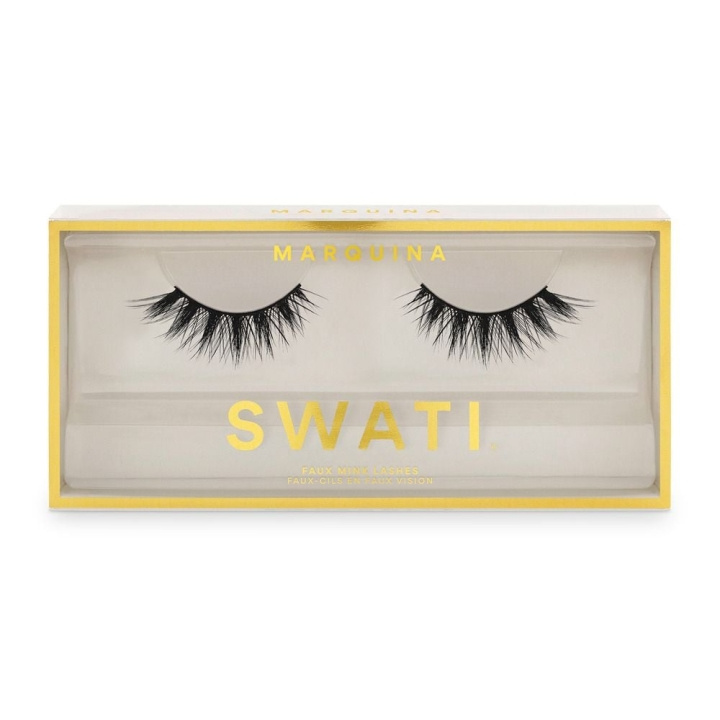 SWATI Faux Mink Lashes Marquina in de groep BEAUTY & HEALTH / Makeup / Ogen & Wenkbrauwen / Nepwimpers bij TP E-commerce Nordic AB (C87137)