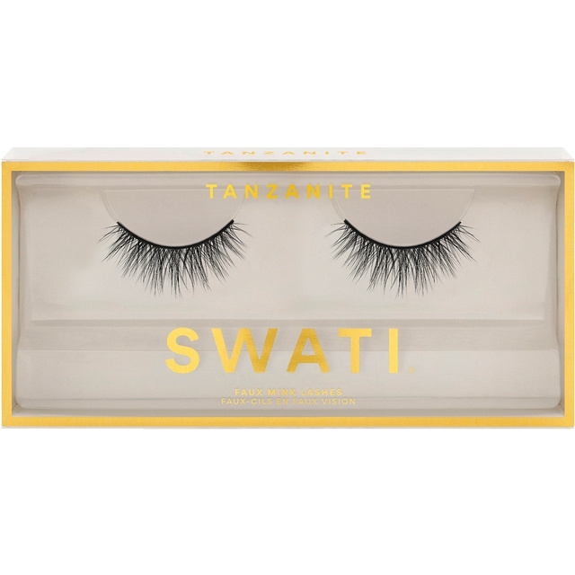 SWATI Faux Mink Lashes Tanzanite in de groep BEAUTY & HEALTH / Makeup / Ogen & Wenkbrauwen / Nepwimpers bij TP E-commerce Nordic AB (C87138)