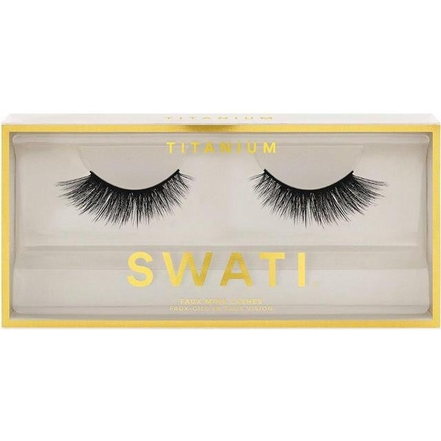 SWATI Faux Mink Lashes Titanium in de groep BEAUTY & HEALTH / Makeup / Ogen & Wenkbrauwen / Nepwimpers bij TP E-commerce Nordic AB (C87139)