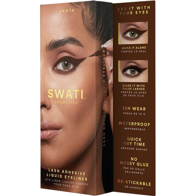 SWATI VANTA Lash Adhesive Vloeibare Eyeliner Bruin in de groep BEAUTY & HEALTH / Makeup / Ogen & Wenkbrauwen / Eyeliner / Kajal bij TP E-commerce Nordic AB (C87140)