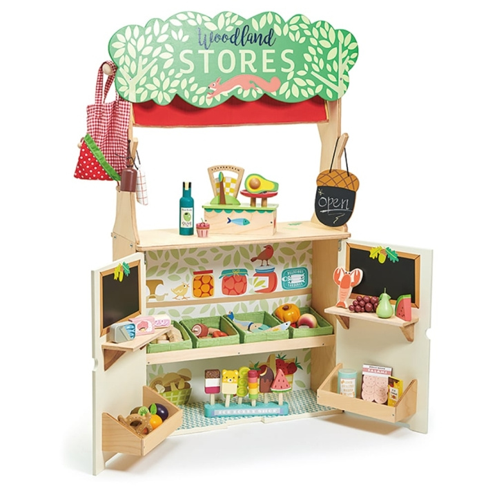 Tender Leaf Woodenland Winkel en Theater - (TL8256) in de groep SPEELGOED, KINDER- & BABYPRODUCTEN / Speelgoed / Klein huis en rollenspel bij TP E-commerce Nordic AB (C87147)