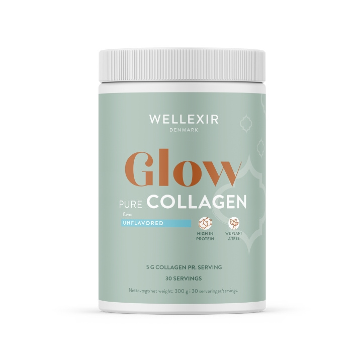 Wellexir Glow Puur Collageen 300 g in de groep BEAUTY & HEALTH / Haar & Styling / Haarverzorging / Haarserum bij TP E-commerce Nordic AB (C87163)