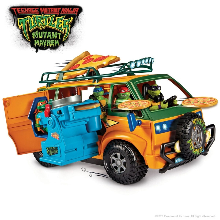 Teenage Mutant Ninja Turtles Turtles Mutant Mayhem - Pizzabezorger (46-83468) in de groep SPEELGOED, KINDER- & BABYPRODUCTEN / Speelgoed / Speelgoedauto\'s bij TP E-commerce Nordic AB (C87186)