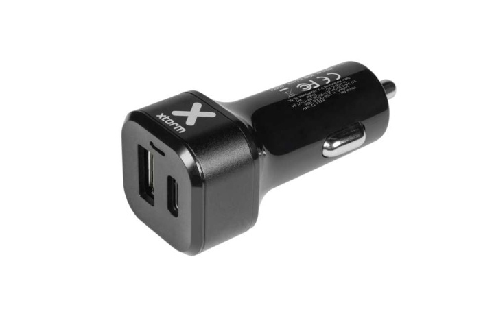 Xtorm 48W Autolader Pro - USB-C + USB-A Autolader in de groep SMARTPHONE & TABLETS / Opladers & Kabels / Autoladers bij TP E-commerce Nordic AB (C87195)