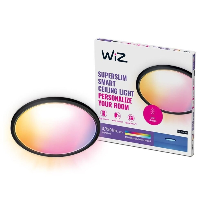 WiZ SuperSlim WiZ Plafond 32W B 22-65K RGB in de groep HUISHOUDEN & TUIN / Smart home / Slimme verlichting bij TP E-commerce Nordic AB (C87200)