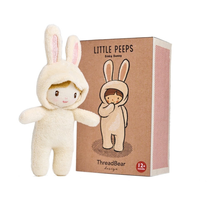 ThreadBear Little Peeps - Binky Bunny pop 13,5 cm - (TB4111) in de groep SPEELGOED, KINDER- & BABYPRODUCTEN / Speelgoed / Docks & Accessoires bij TP E-commerce Nordic AB (C87208)