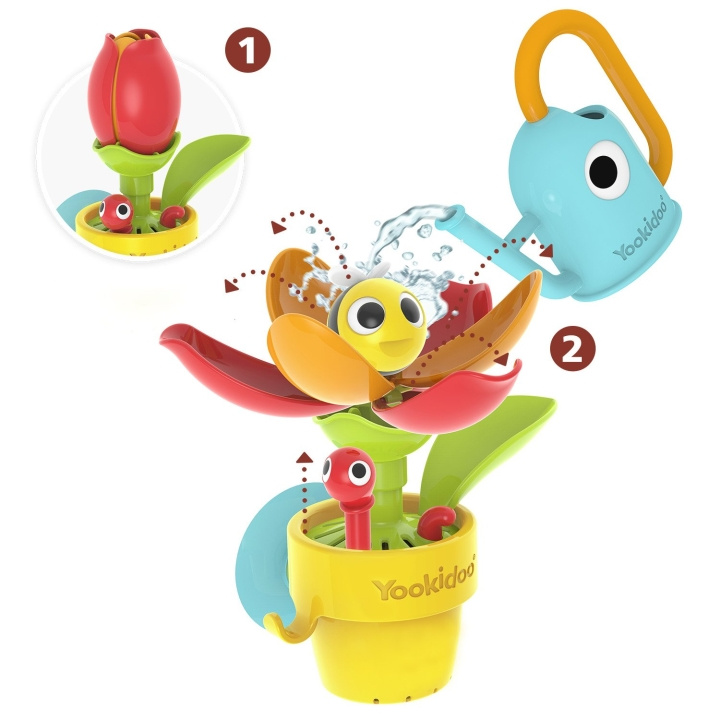 Yookidoo Peek-a-Bee Kuip Bloem - (YO40221) in de groep SPEELGOED, KINDER- & BABYPRODUCTEN / Buitenspeelgoed / Badspeelgoed bij TP E-commerce Nordic AB (C87245)