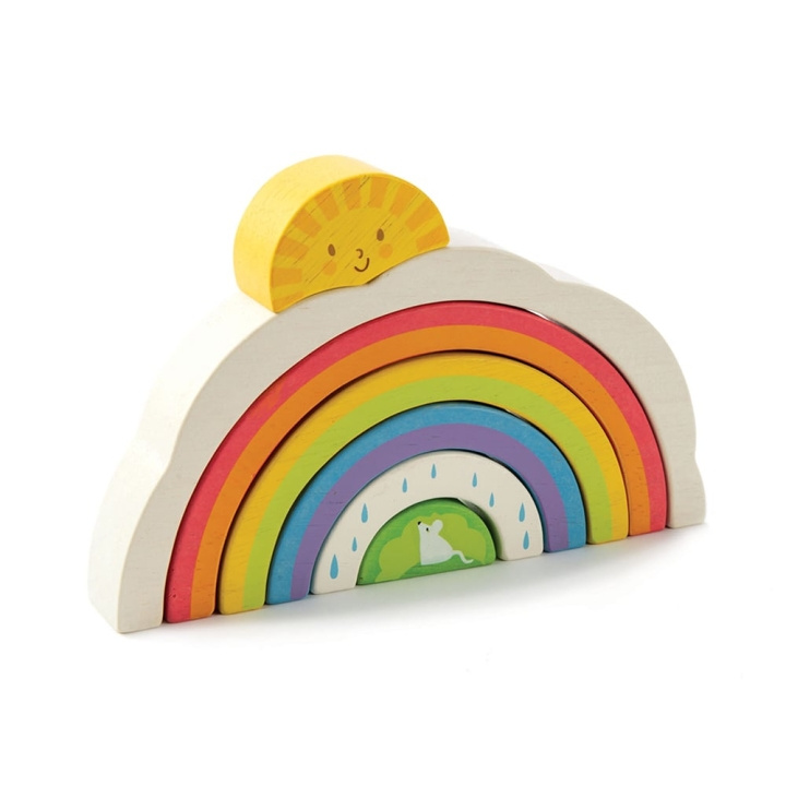 Tender Leaf Stapelregenboog - (TL8339) in de groep SPEELGOED, KINDER- & BABYPRODUCTEN / Babyspeelgoed / Activiteitenspeelgoed bij TP E-commerce Nordic AB (C87266)