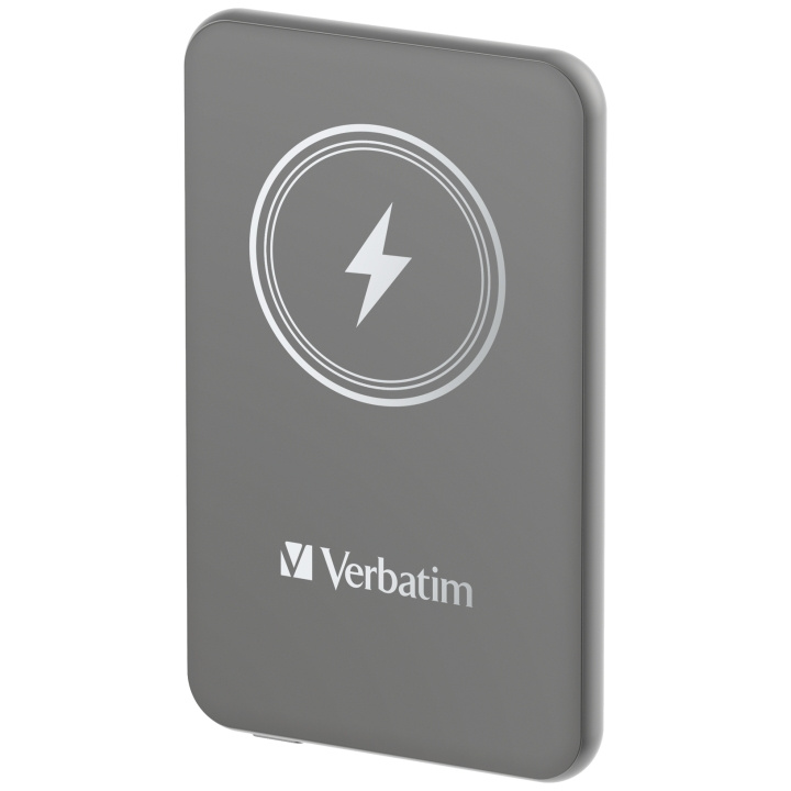 Verbatim Charge ´n´ Go Magnetische Draadloze Power Bank 5000 in de groep SMARTPHONE & TABLETS / Opladers & Kabels / Powerbanks bij TP E-commerce Nordic AB (C87310)