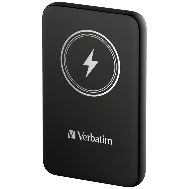 Verbatim Opladen ´n´ Go Magnetische Draadloze Power Bank 10000 in de groep SMARTPHONE & TABLETS / Opladers & Kabels / Powerbanks bij TP E-commerce Nordic AB (C87373)