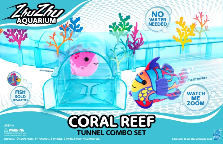 Zhu Zhu Pets Zhu Zhu Fish - Koraalrif Tunnel Combiset (Z1012) in de groep SPEELGOED, KINDER- & BABYPRODUCTEN / Buitenspeelgoed / Badspeelgoed bij TP E-commerce Nordic AB (C87394)