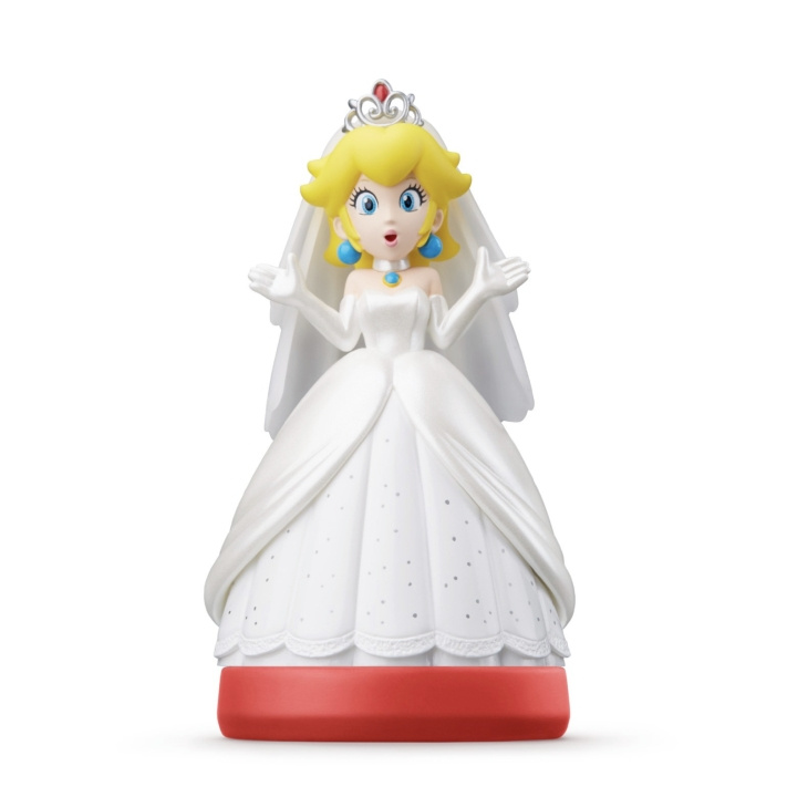 Amiibo Nintendo Amiibo Peach in trouwpak (Super Mario Collectie) in de groep HOME ELECTRONICS / Spelconsoles en accessoires / Nintendo Switch / Accessoires bij TP E-commerce Nordic AB (C87439)