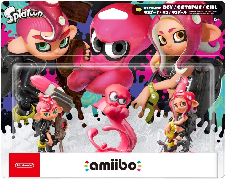 Nintendo Amiibo Splatoon Octoling - 3 Pack in de groep HOME ELECTRONICS / Spelconsoles en accessoires / Nintendo Switch / Accessoires bij TP E-commerce Nordic AB (C87452)