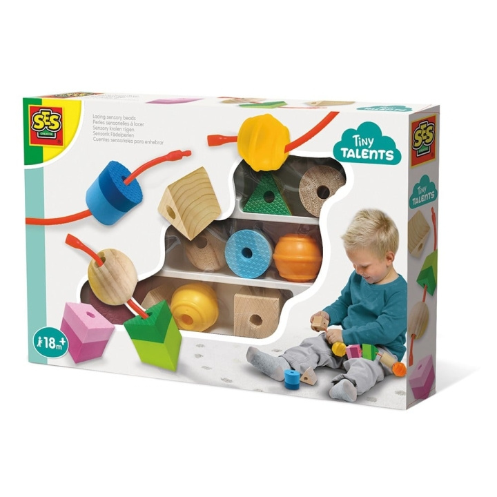 SES Creative Zintuiglijke kralen rijgen (S13102) in de groep SPEELGOED, KINDER- & BABYPRODUCTEN / Babyspeelgoed / Activiteitenspeelgoed bij TP E-commerce Nordic AB (C87481)