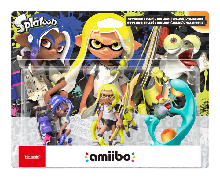 Nintendo Splatoon 3, Amiibo Triple Pack in de groep HOME ELECTRONICS / Spelconsoles en accessoires / Nintendo Switch / Accessoires bij TP E-commerce Nordic AB (C87545)