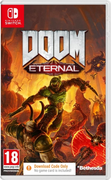 Bethesda Doom Eternal (Code in a Box) in de groep HOME ELECTRONICS / Spelconsoles en accessoires / Nintendo Switch / Games bij TP E-commerce Nordic AB (C87581)