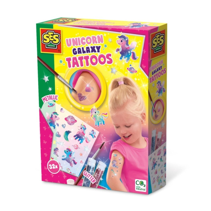 SES Creative Tatoeages - Eenhoorn Melkweg - (S14764) in de groep SPEELGOED, KINDER- & BABYPRODUCTEN / Speelgoed / Ambachten bij TP E-commerce Nordic AB (C87588)