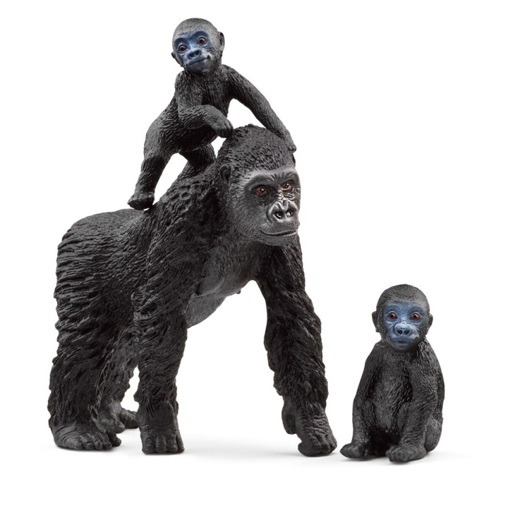 Schleich Wilde dieren - Gorillafamilie (42601) in de groep SPEELGOED, KINDER- & BABYPRODUCTEN / Speelgoed / Figuren, Miniaturen & accessoires bij TP E-commerce Nordic AB (C87612)