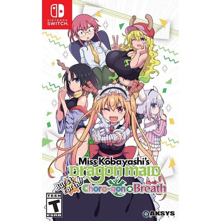 Aksys Miss Kobayashi\'s Dragon Maid: Sakuretsu!! Chorogon Breath in de groep HOME ELECTRONICS / Spelconsoles en accessoires / Nintendo Switch / Games bij TP E-commerce Nordic AB (C87654)