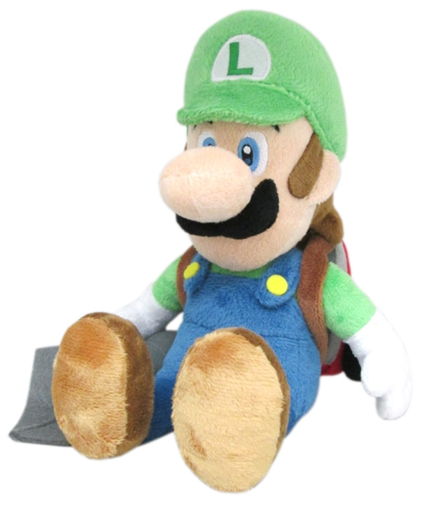 Super Mario Luigi\'s Mansion - Luigi met Poltergust in de groep SPEELGOED, KINDER- & BABYPRODUCTEN / Babyspeelgoed / Knuffels bij TP E-commerce Nordic AB (C87696)