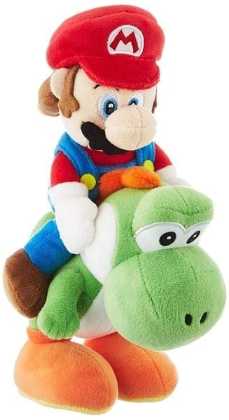 Super Mario Mario en Yoshi in de groep SPEELGOED, KINDER- & BABYPRODUCTEN / Babyspeelgoed / Knuffels bij TP E-commerce Nordic AB (C87699)