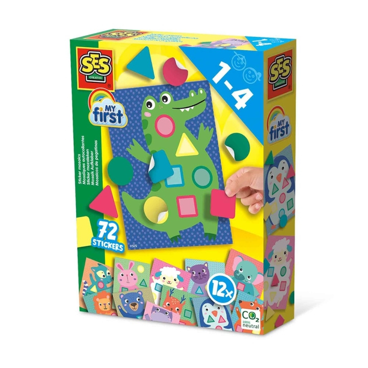 SES Creative Mijn eerste - stickermozaïeken - (S14484) in de groep SPEELGOED, KINDER- & BABYPRODUCTEN / Speelgoed / Ambachten bij TP E-commerce Nordic AB (C87910)